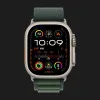 Apple Watch Ultra 2 49mm GPS + LTE Titanium Case with Dark Green Alpine Loop Large (MYD23)