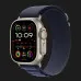 Apple Watch Ultra 2 49mm GPS + LTE Titanium Case with Navy Alpine Loop Small (MYT33, MXMX3)