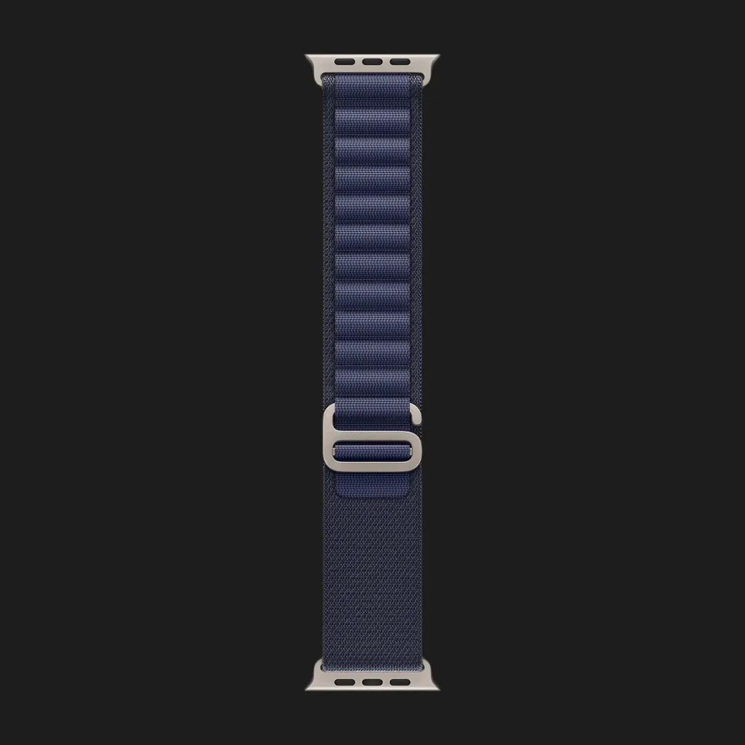 Apple Watch Ultra 2 49mm GPS + LTE Titanium Case with Navy Alpine Loop Small (MYT33, MXMX3)