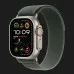Apple Watch Ultra 2 49mm GPS + LTE Titanium Case with Green Trail Loop M/L (MYT73, MXTP3)