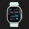 Apple Watch Ultra 2 49mm GPS + LTE Titanium Case with Ice Blue Ocean Band (MYT03, MXTF3)