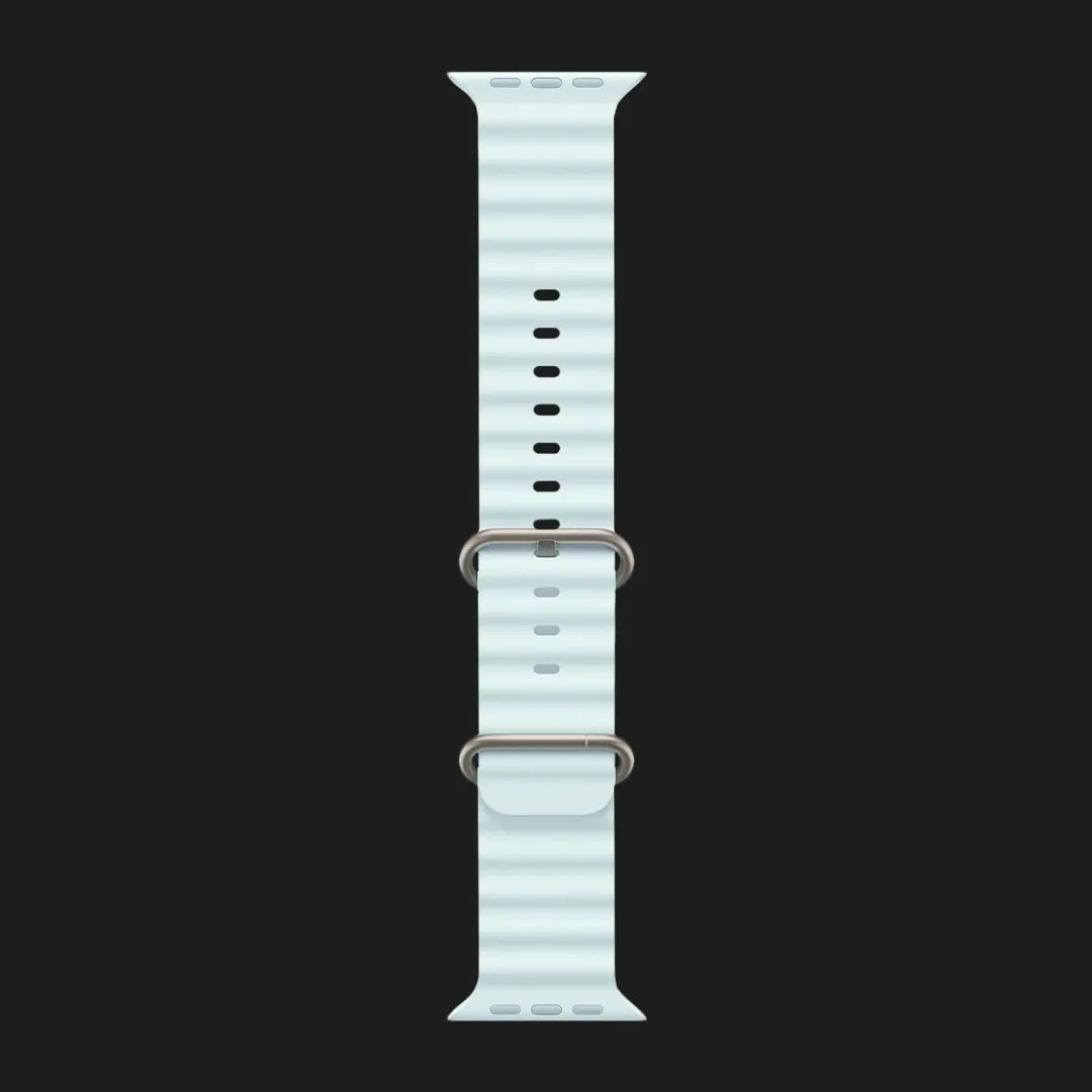 Apple Watch Ultra 2 49mm GPS + LTE Titanium Case with Ice Blue Ocean Band (MYT03, MXTF3)