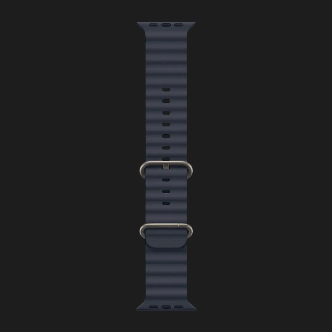 Apple Watch Ultra 2 49mm GPS + LTE Titanium Case with Navy Ocean Band (MX4D3)