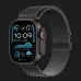 Apple Watch Ultra 2 49mm GPS + LTE Black Titanium Case with Black Titanium Milanese Loop Medium (MX5U3) (Уцінка)