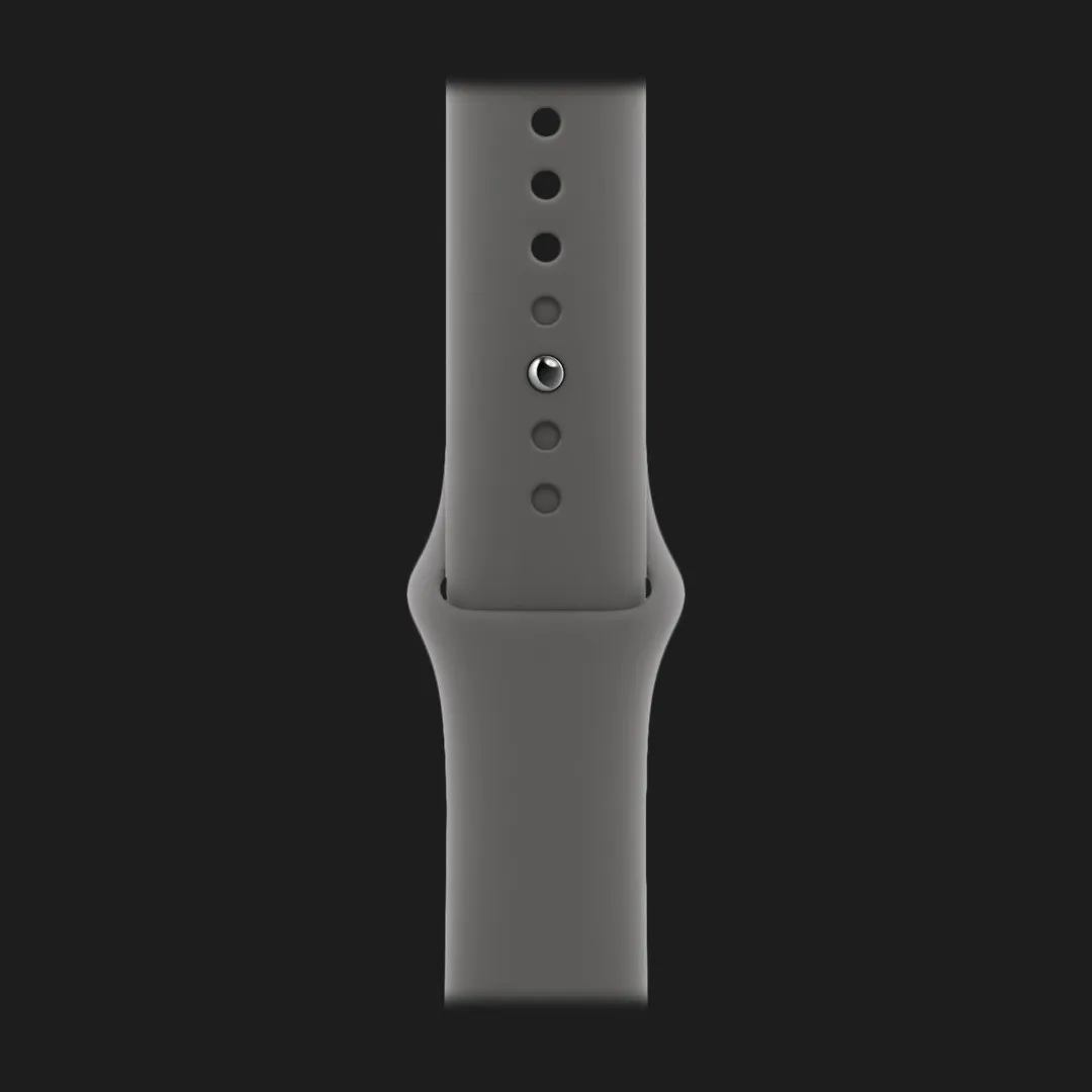 Apple Watch Series 10 GPS, 42mm Silver Aluminum Case with Stone Gray Sport Band (M/L)
