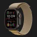 Apple Watch Ultra 2 49mm GPS + LTE Black Titanium Case with Tan Alpine Loop Medium (MYTF3, MYQ13)