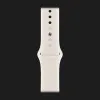Apple Watch Series 10 GPS, 46mm Silver Aluminum Case with Starlight Sport Band (S/M)