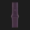 Apple Watch Series 10 GPS, 42mm Silver Aluminum Case with Plum Sport Band (M/L)