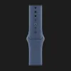 Apple Watch Series 10 GPS, 46mm Silver Aluminum Case with Denim Sport Band (M/L) (MWWM3)