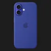 Чехол Apple Silicone Case with Magsafe для iPhone 16 (Ultramarine)