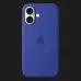 Чехол Apple Silicone Case with Magsafe для iPhone 16 (Ultramarine)