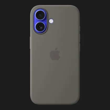 Чехол Apple Silicone Case with Magsafe для iPhone 16 (Stone Gray) в Ровно