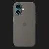 Чехол Apple Silicone Case with Magsafe для iPhone 16 (Stone Gray)