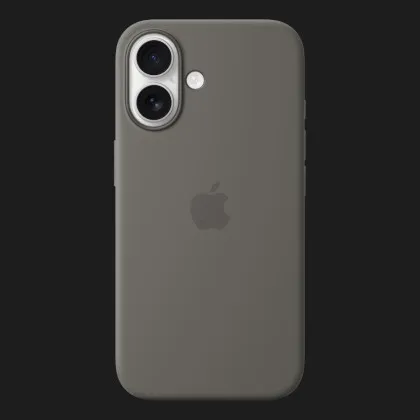 Чехол Apple Silicone Case with Magsafe для iPhone 16 (Stone Gray) в Ровно