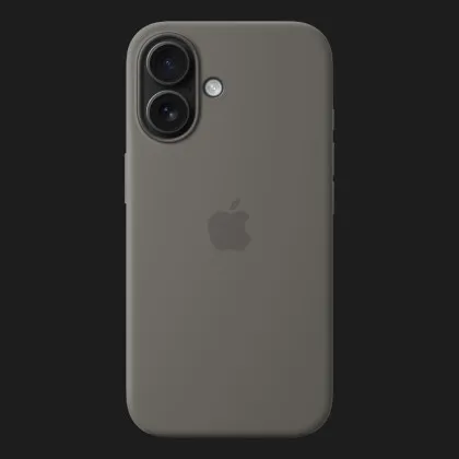 Чехол Apple Silicone Case with Magsafe для iPhone 16 (Stone Gray) в Ровно