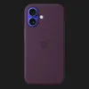 Чехол Apple Silicone Case with Magsafe для iPhone 16 (Plum)