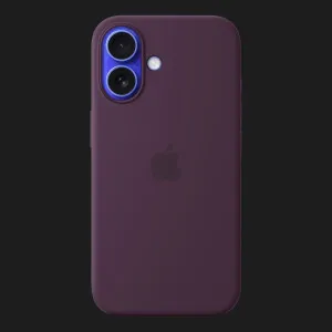 Чехол Apple Silicone Case with Magsafe для iPhone 16 (Plum) в Хмельницком