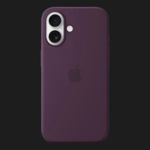 Чехол Apple Silicone Case with Magsafe для iPhone 16 (Plum) в Хмельницком