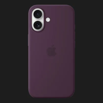 Чехол Apple Silicone Case with Magsafe для iPhone 16 (Plum) в Ровно