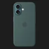 Чехол Apple Silicone Case with Magsafe для iPhone 16 (Lake Green)