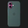 Чехол Apple Silicone Case with Magsafe для iPhone 16 (Lake Green)