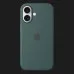 Чехол Apple Silicone Case with Magsafe для iPhone 16 (Lake Green)