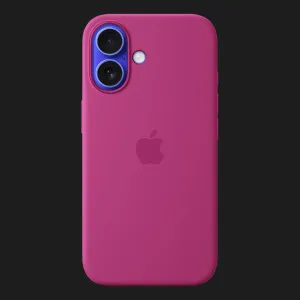 Чехол Apple Silicone Case with Magsafe для iPhone 16 (Fuchsia) в Белой Церкви