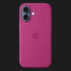 Чехол Apple Silicone Case with Magsafe для iPhone 16 (Fuchsia)