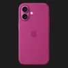 Чехол Apple Silicone Case with Magsafe для iPhone 16 (Fuchsia)