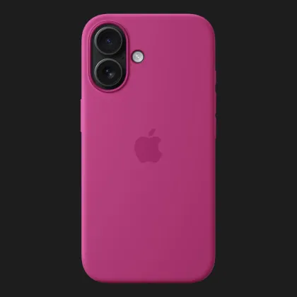 Чехол Apple Silicone Case with Magsafe для iPhone 16 (Fuchsia) в Ровно