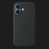 Чехол Apple Silicone Case with Magsafe для iPhone 16 (Black)