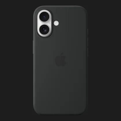 Чехол Apple Silicone Case with Magsafe для iPhone 16 (Black) в Ровно