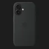 Чехол Apple Silicone Case with Magsafe для iPhone 16 (Black)