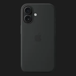 Чехол Apple Silicone Case with Magsafe для iPhone 16 (Black) в Белой Церкви