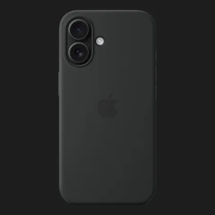 Чехол Apple Silicone Case with Magsafe для iPhone 16 (Black) в Ровно