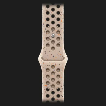 Apple Watch Series 10 GPS, 46mm Rose Gold Aluminum Case with Desert Stone Nike Sport Band (M/L)