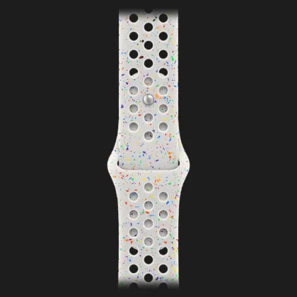 Apple Watch Series 10 GPS, 42mm Silver Aluminum Case with Pure Platinum Nike Sport Band (S/M)