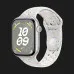 Apple Watch Series 10 GPS, 42mm Silver Aluminum Case with Pure Platinum Nike Sport Band (S/M)