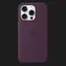 Чехол Apple Silicone Case with Magsafe для iPhone 16 Pro (Plum)