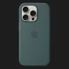 Чехол Apple Silicone Case with Magsafe для iPhone 16 Pro (Lake Green)