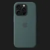 Чехол Apple Silicone Case with Magsafe для iPhone 16 Pro (Lake Green)