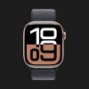 Apple Watch Series 10 GPS 42mm Rose Gold Aluminum Case with Ink Sport Loop