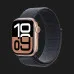 Apple Watch Series 10 GPS 42mm Rose Gold Aluminum Case with Ink Sport Loop