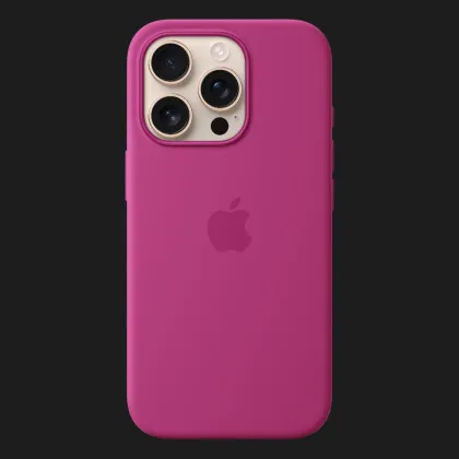 Чохол Apple Silicone Case with Magsafe для iPhone 16 Pro (Fuchsia)