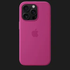 Чехол Apple Silicone Case with Magsafe для iPhone 16 Pro (Fuchsia) в Хмельницком
