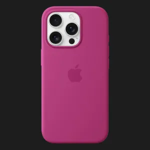 Чехол Apple Silicone Case with Magsafe для iPhone 16 Pro (Fuchsia) в Хмельницком