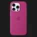 Чехол Apple Silicone Case with Magsafe для iPhone 16 Pro (Fuchsia)