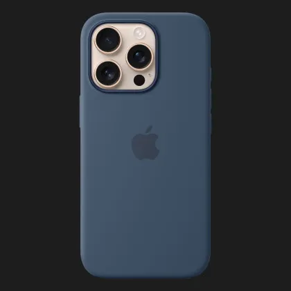 Чохол Apple Silicone Case with Magsafe для iPhone 16 Pro Max (Denim)