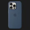 Чохол Apple Silicone Case with Magsafe для iPhone 16 Pro (Denim)