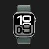 Apple Watch Series 10 GPS 42mm Silver Aluminum Case with Lake Green Sport Loop